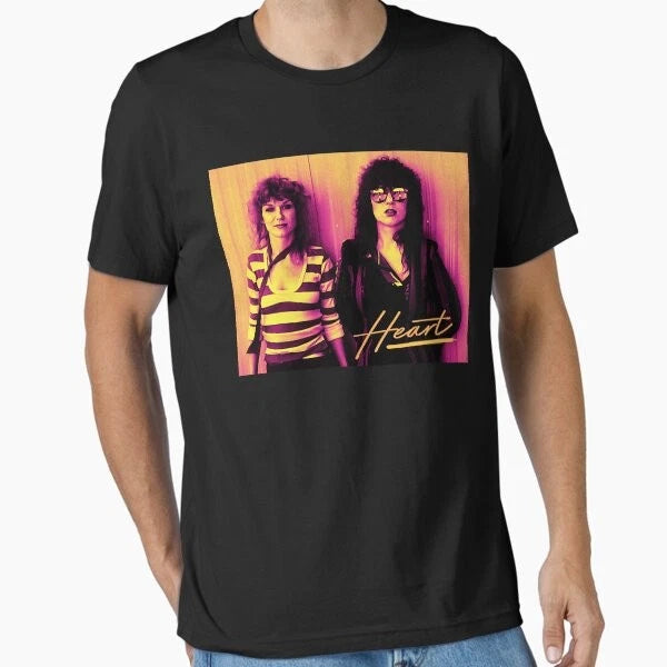 Heart band 80s aesthetic Essential T-Shirt Made Australia T-Shirt S-2XL
