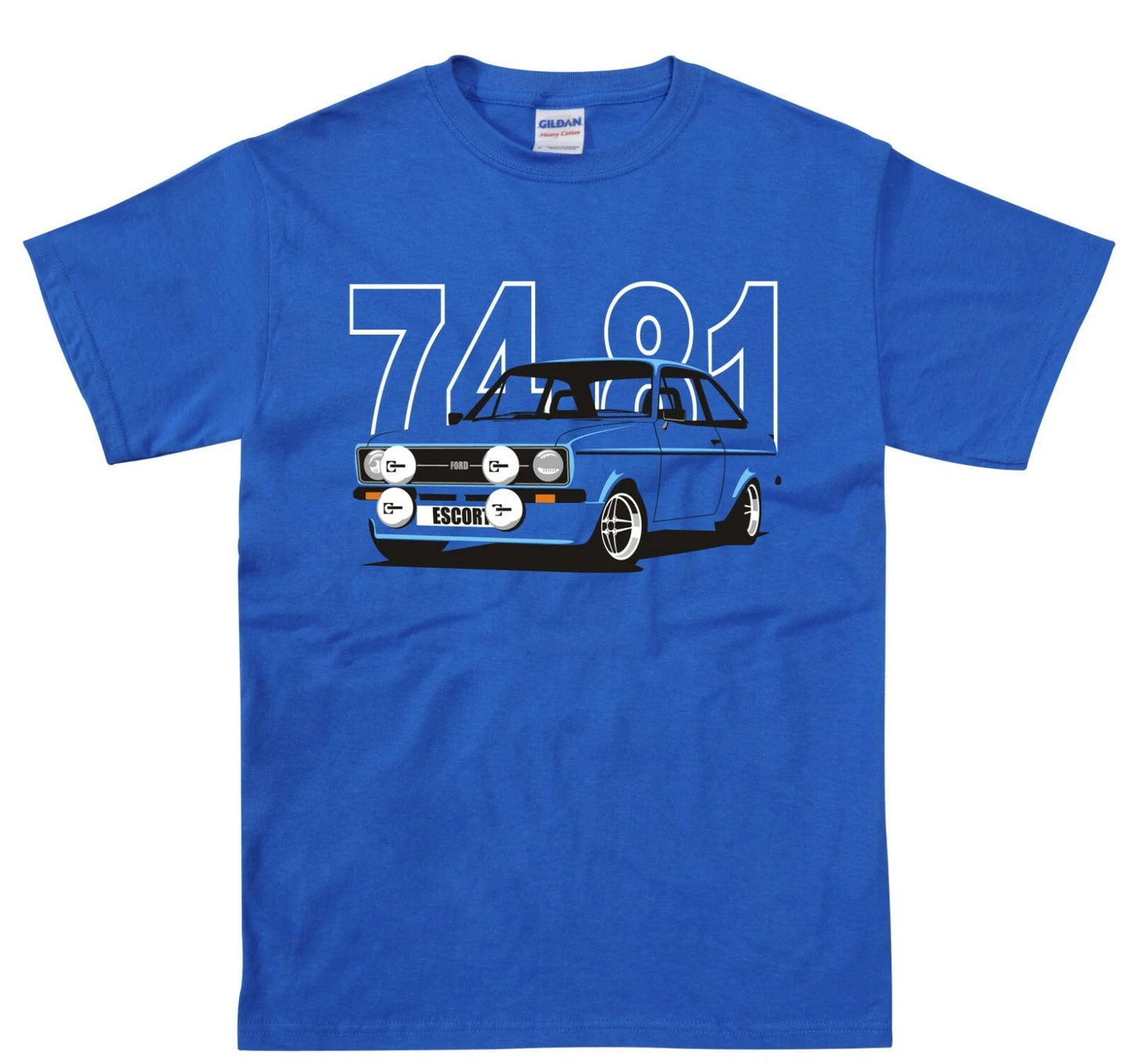 Ford Escort MK2 T Shirt RS Classic Car Retro Sizes S-5XL
