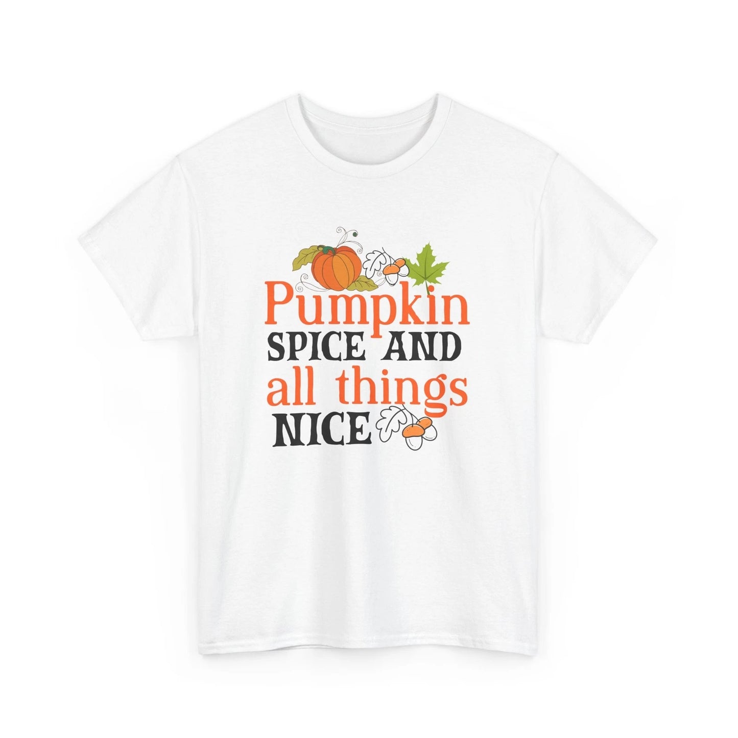 Fall Aesthetic T-Shirt | Autumn Tee | Pumpkin Spice And All things Nice Shirt