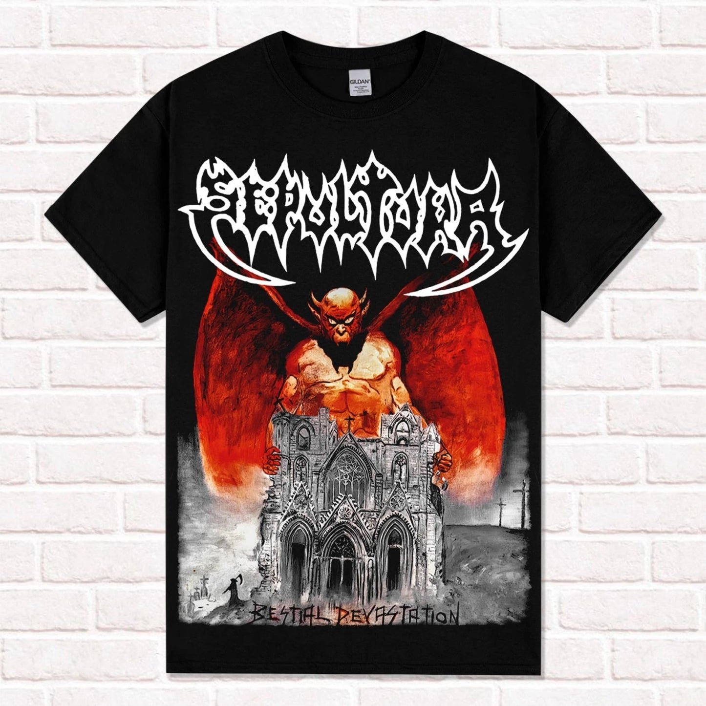 Sepultura "Bestial Devastation" T-Shirt. Thrash Metal. Groove metal.