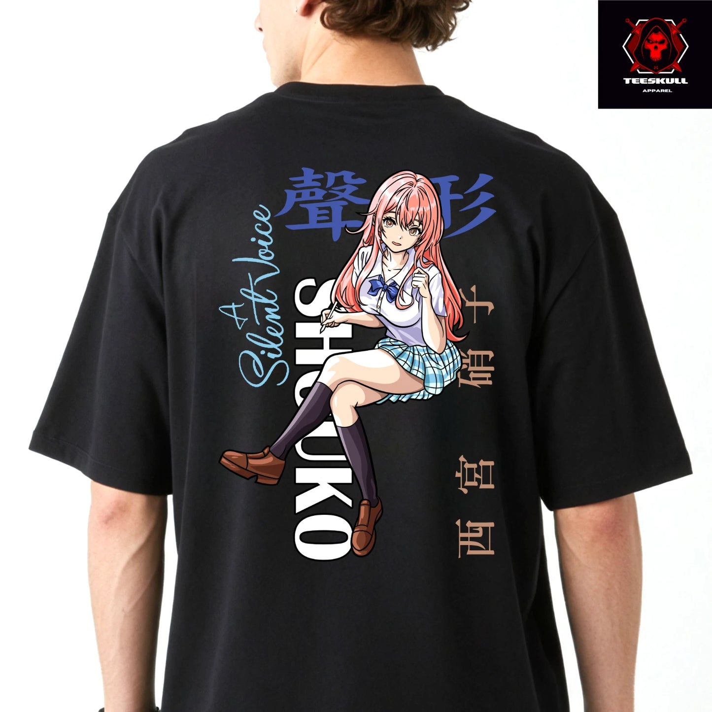 Waifu Kawaii Anime Sexy Girls Front & Back Unisex Premium Graphic T-Shirt ๐ฅ