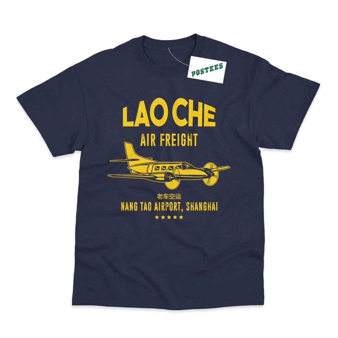 Lao Che Air Freight Inspired by Indiana Jones Printed T-Shirt