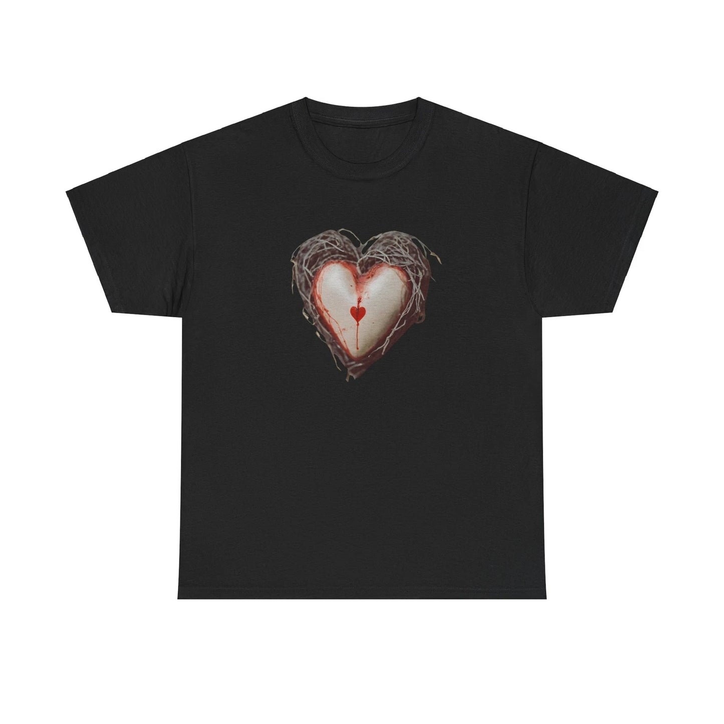 Heart Nest T-Shirt Weirdcore Horror Aesthetic Creepy SpookyVibes Gothic