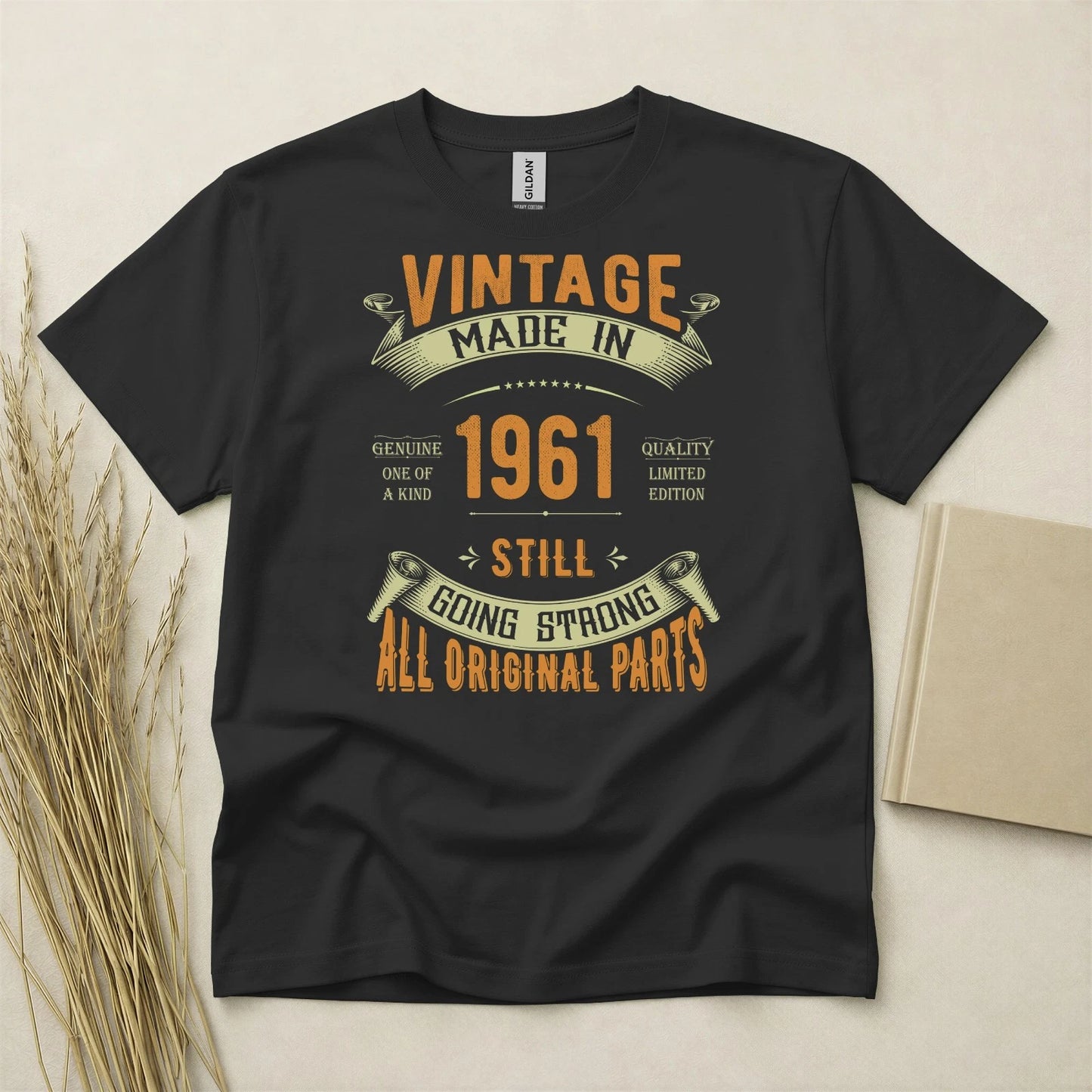 65th Birthday TShirt Born In 1961 65 Years Old Gifts Vintage Made In 1961 Tee
