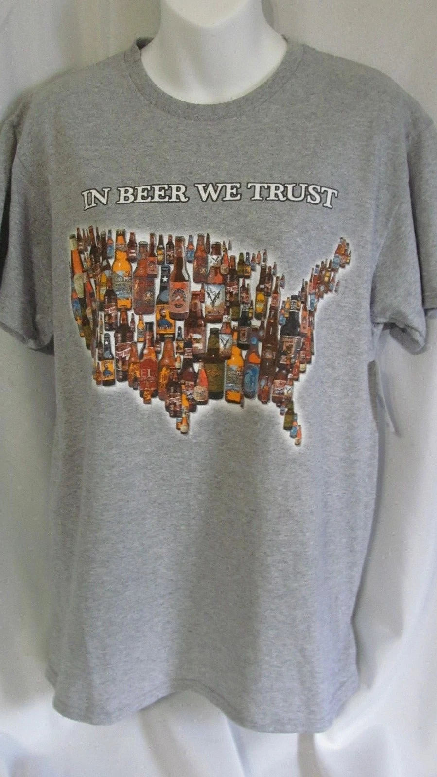 In Beer We Trust T-Shirt, Drinker Shirt, Beer Shirt Mens M Med Party Shirt #4
