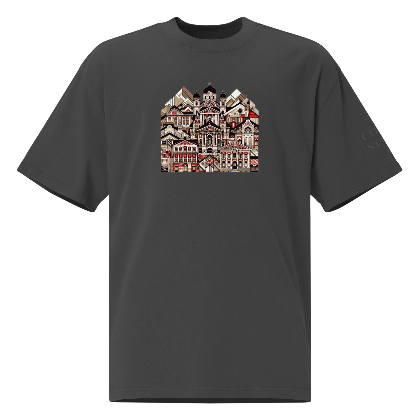 Oversized faded t-shirt (AUSTRIA)
