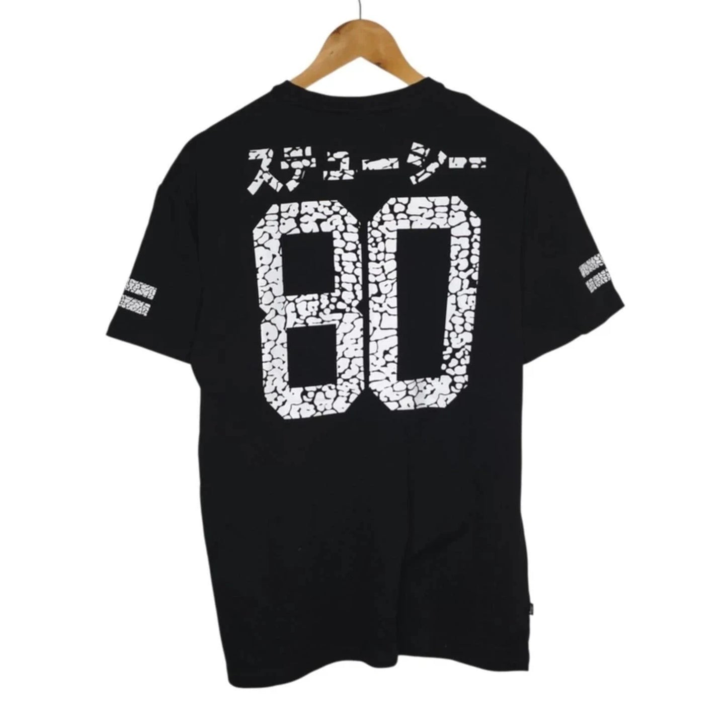 Stussy 8 Ball Men's S Black Streetwear Graphic Tee Vintage Aesthetic Y2K Retro 9