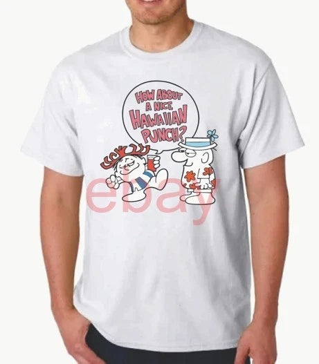 HAWAIIAN PUNCH T-SHIRT TEE CHARACTER CARTOON CEREAL