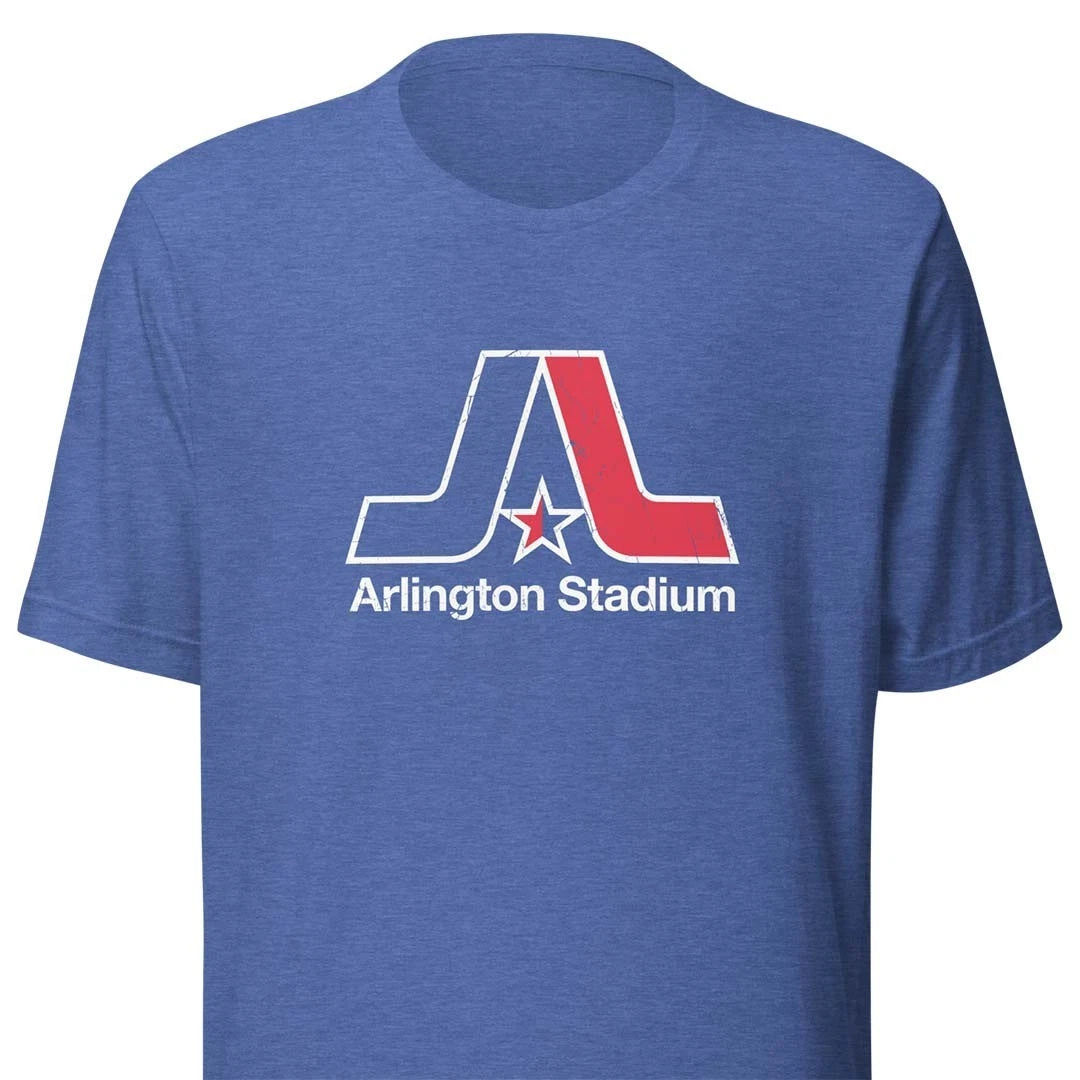 Arlington Stadium Texas Unisex Retro T-shirt - Bygone Brand Tees