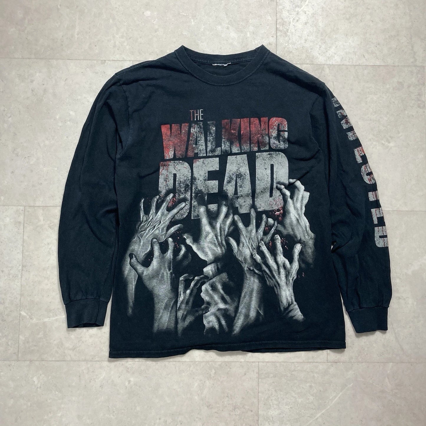 the walking dead horror zombie apocalypse tv show amc tee size medium