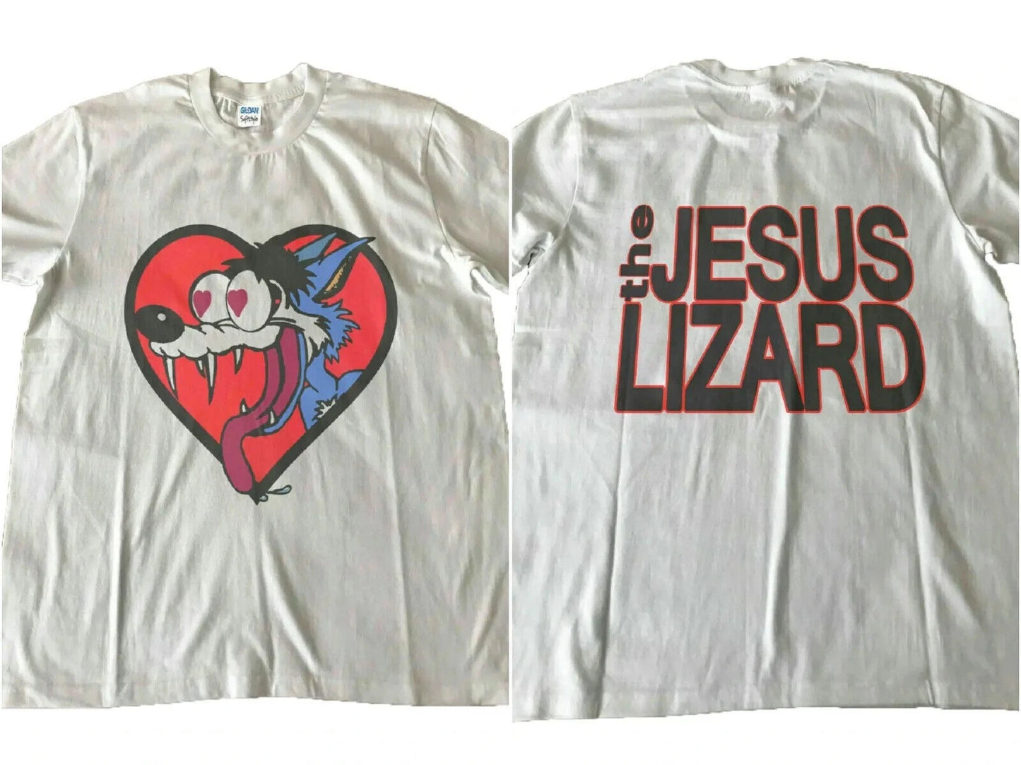JESUS LIZARD VINTAGE RARE 90S TOUR T SHIRT