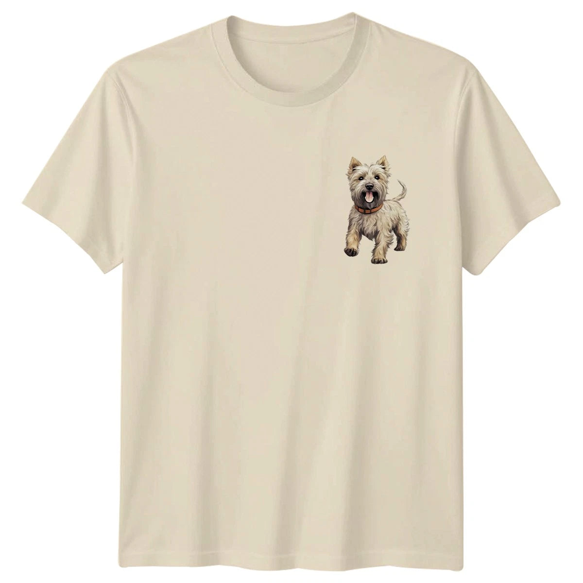 Terrier Dog Graphic Unisex T Shirt Men Women Tee Cute Canine Design