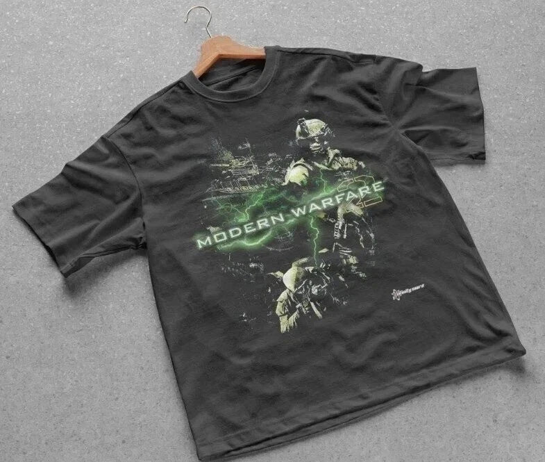 Hot!!! 2009 Call of Duty Modern Warfare 2 IW Promo Vintage Black Reprint