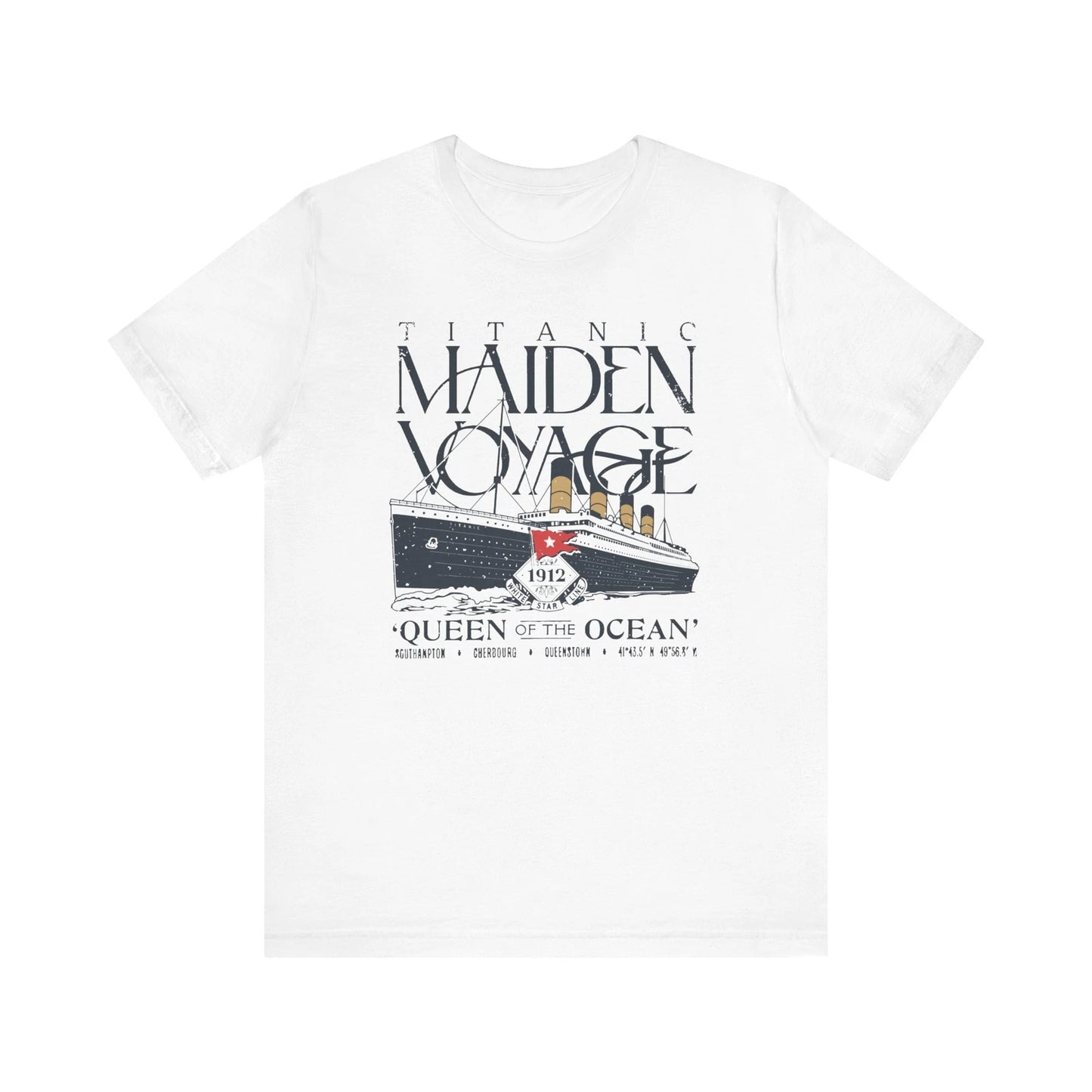 Titanic Shirt, 1912 White Star Line Crew Unisex T-Shirt