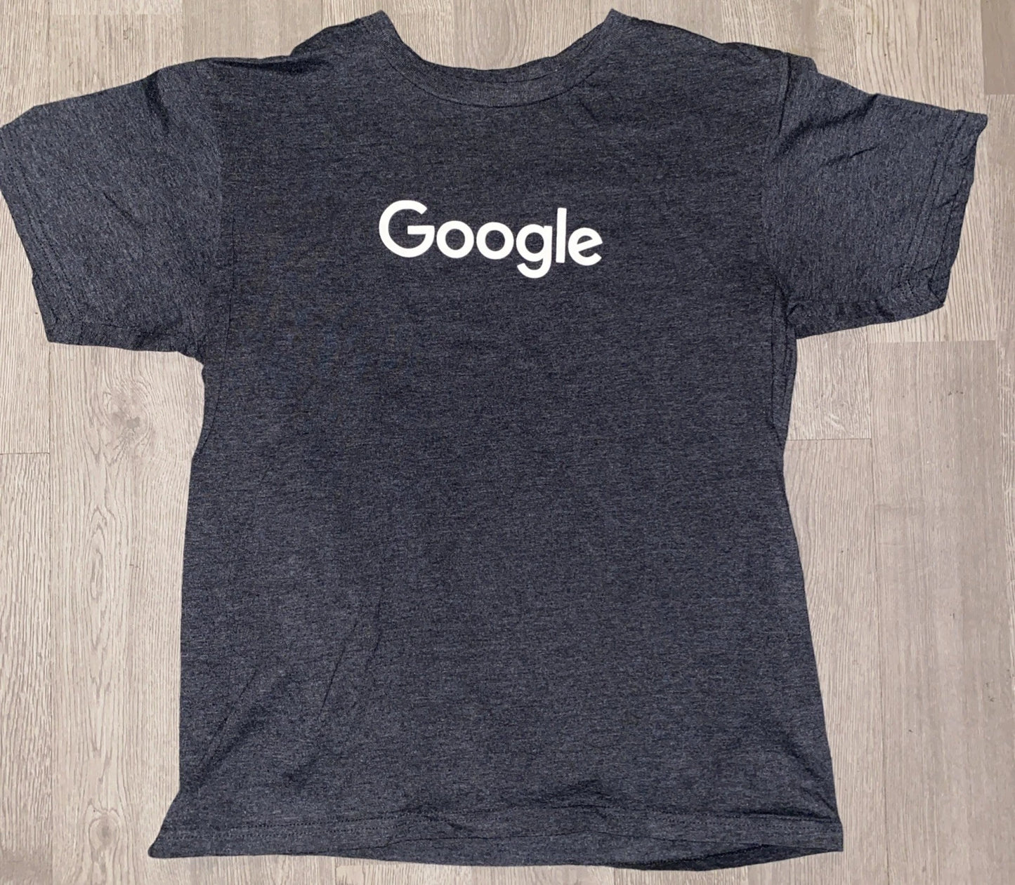 GOOGLE T-Shirt MEDIUM Gray Build for Everyone Straight Cut Tee Pixel