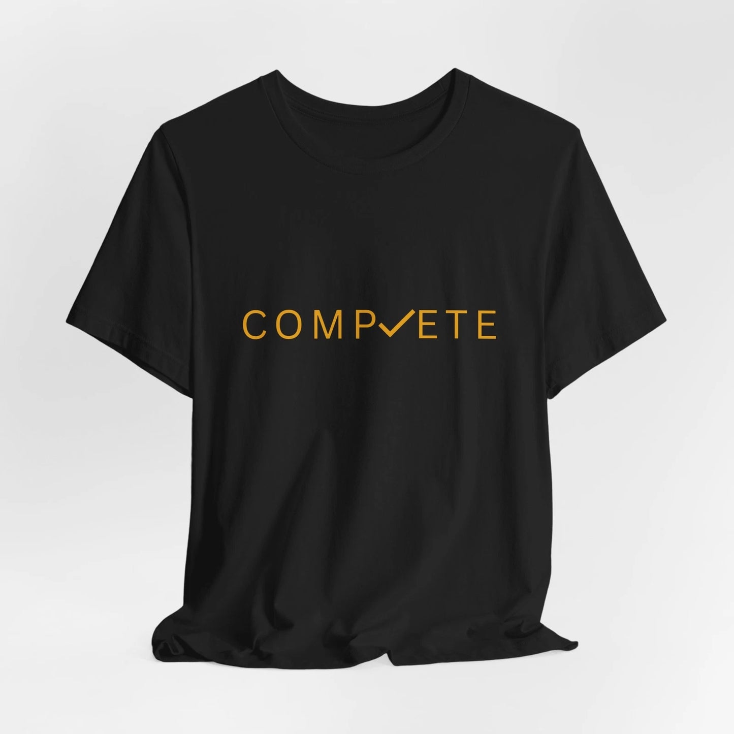 Minimalist T-Shirt for Women or Men "Complete" - Creative Simple Design Tees