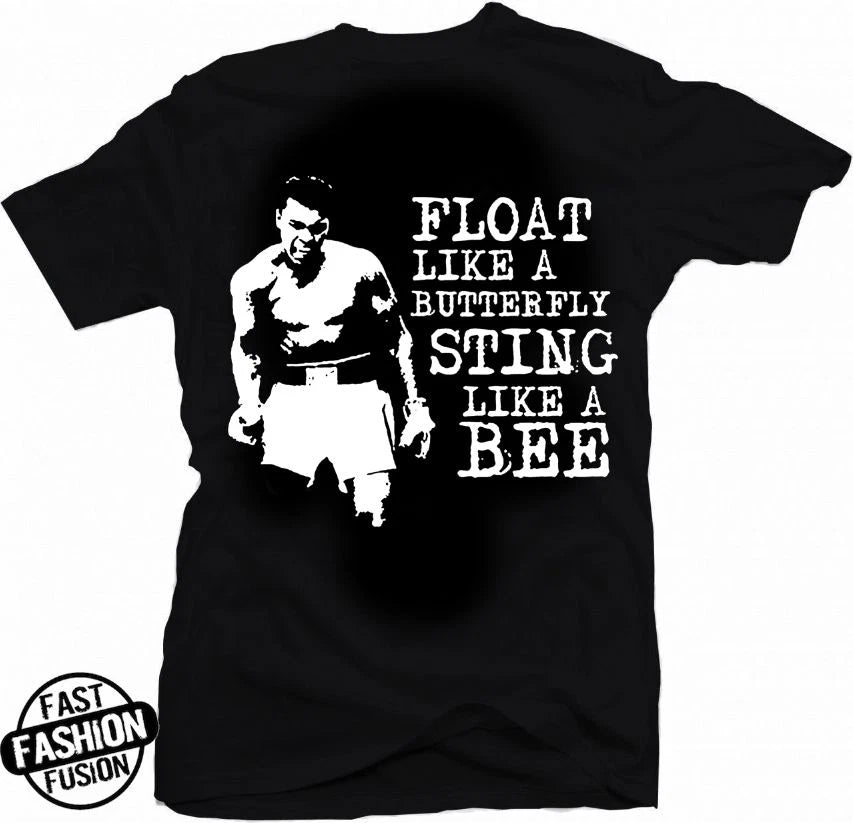 Muhammad Ali Float Like a Butterfly Sting Like a Bee Greatest Boxing T-Shirt