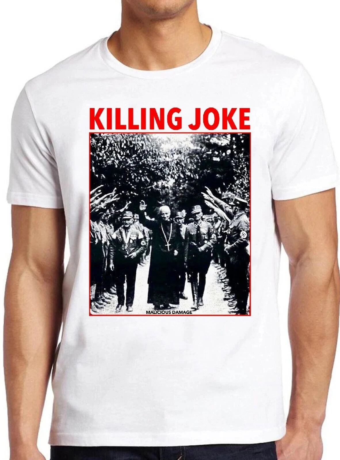 Killing Joke Malicious Damage Laugh Song Punk Rock Retro Top Tee T Shirt 1733