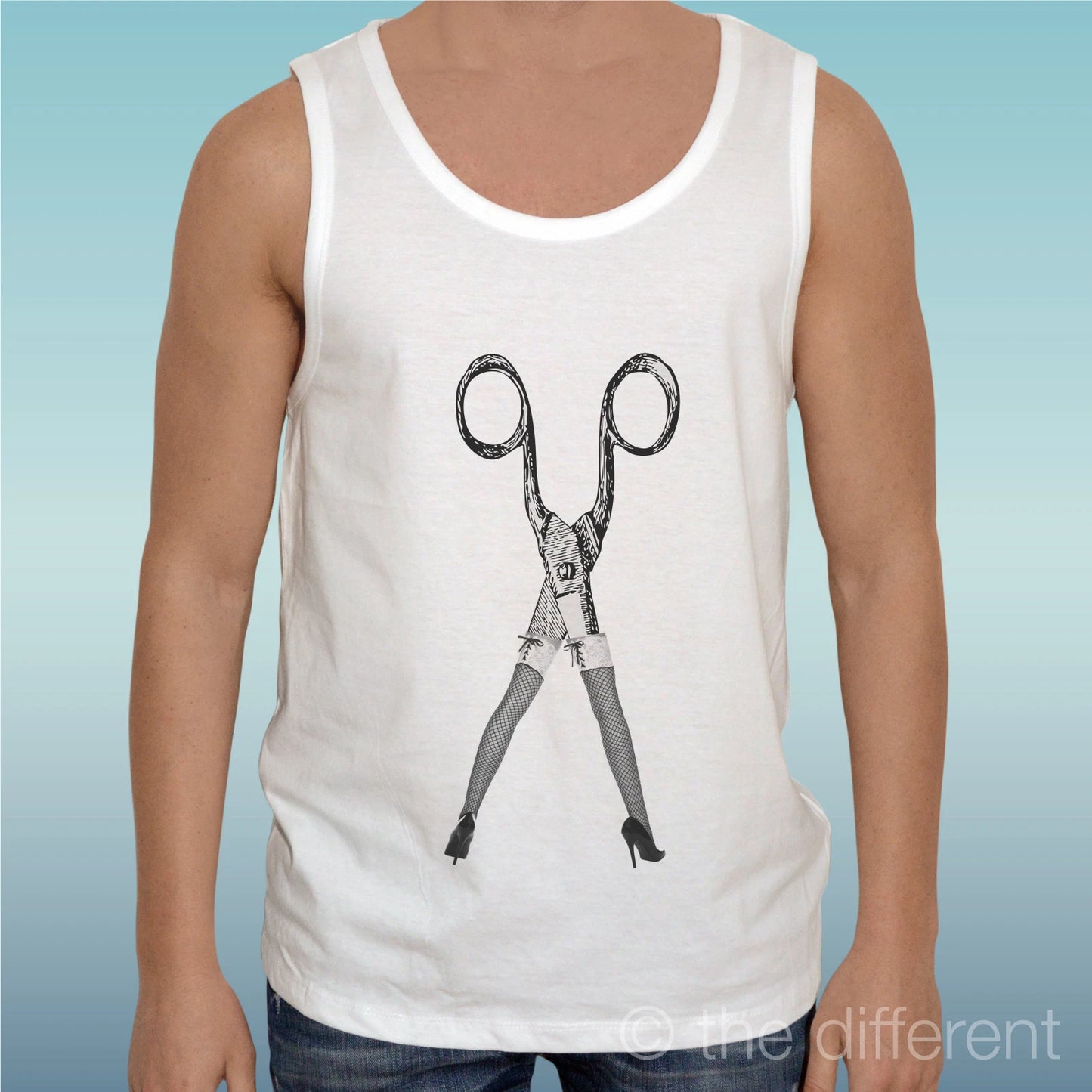 Canotta T-Shirt " Shissir Legs Scissors Legs " Gift Idea Road To Happiness