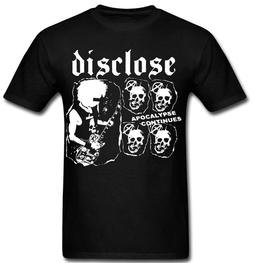 DISCLOSE T shirt band Hardcore Punk Rock Ska Anarcho Apocalypse continues