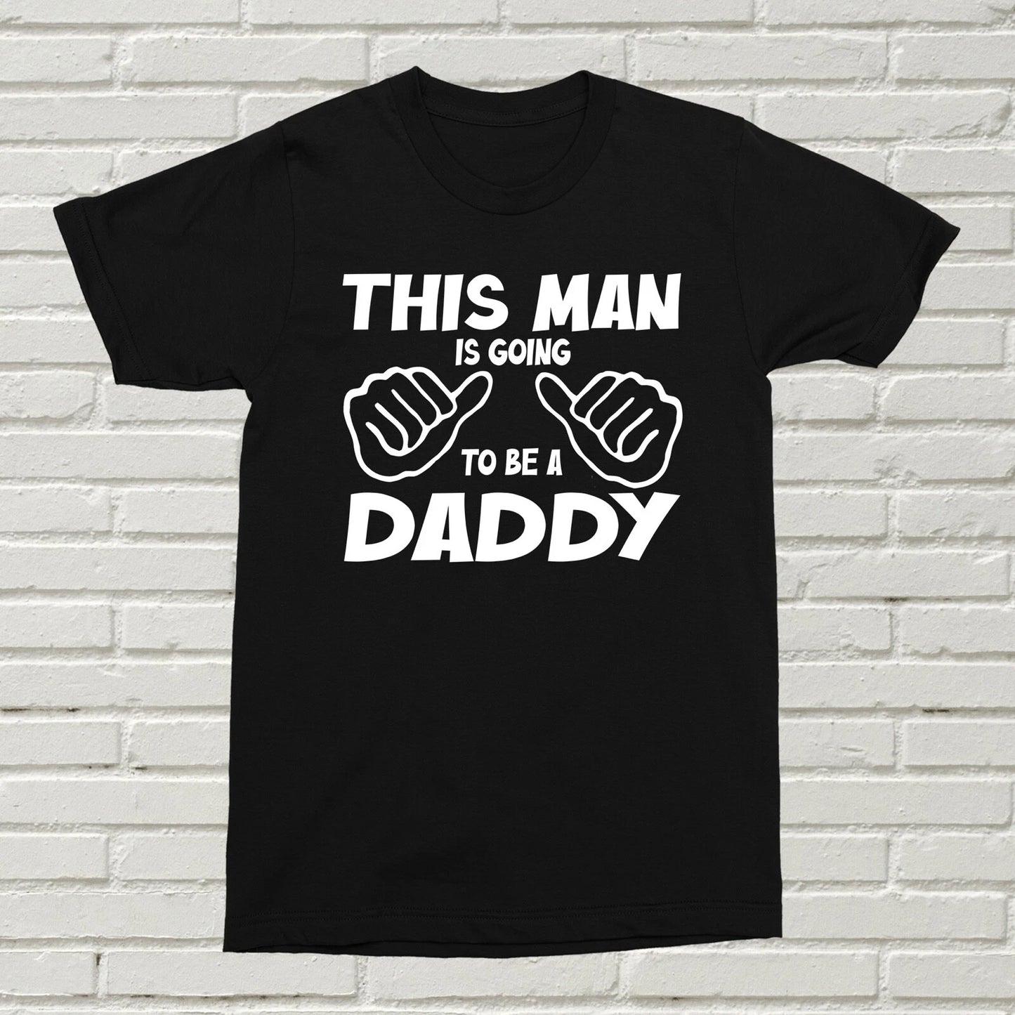 This Man Is Going To Be A Daddy T-Shirt Funny Birthday New Dad Gift Christmas