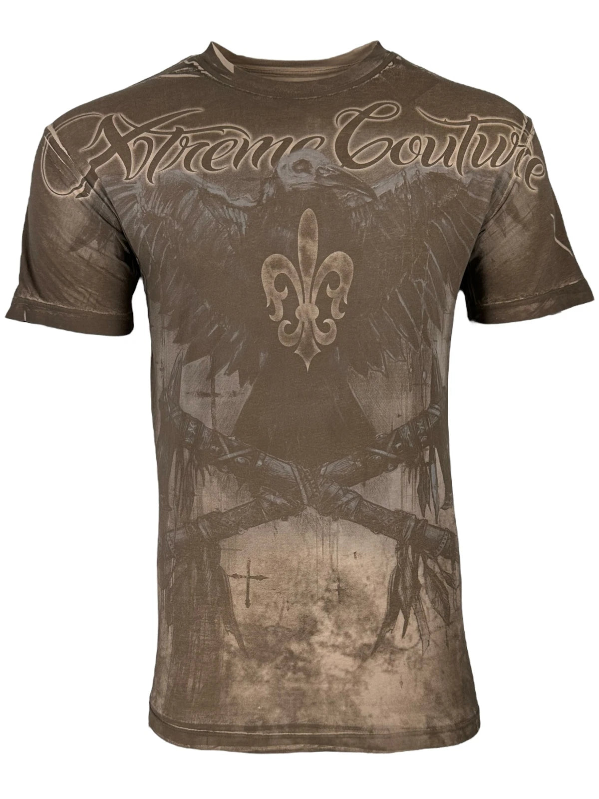 Xtreme Couture by Affliction Men's T-Shirt Darkside Skulls Biker S-3XL