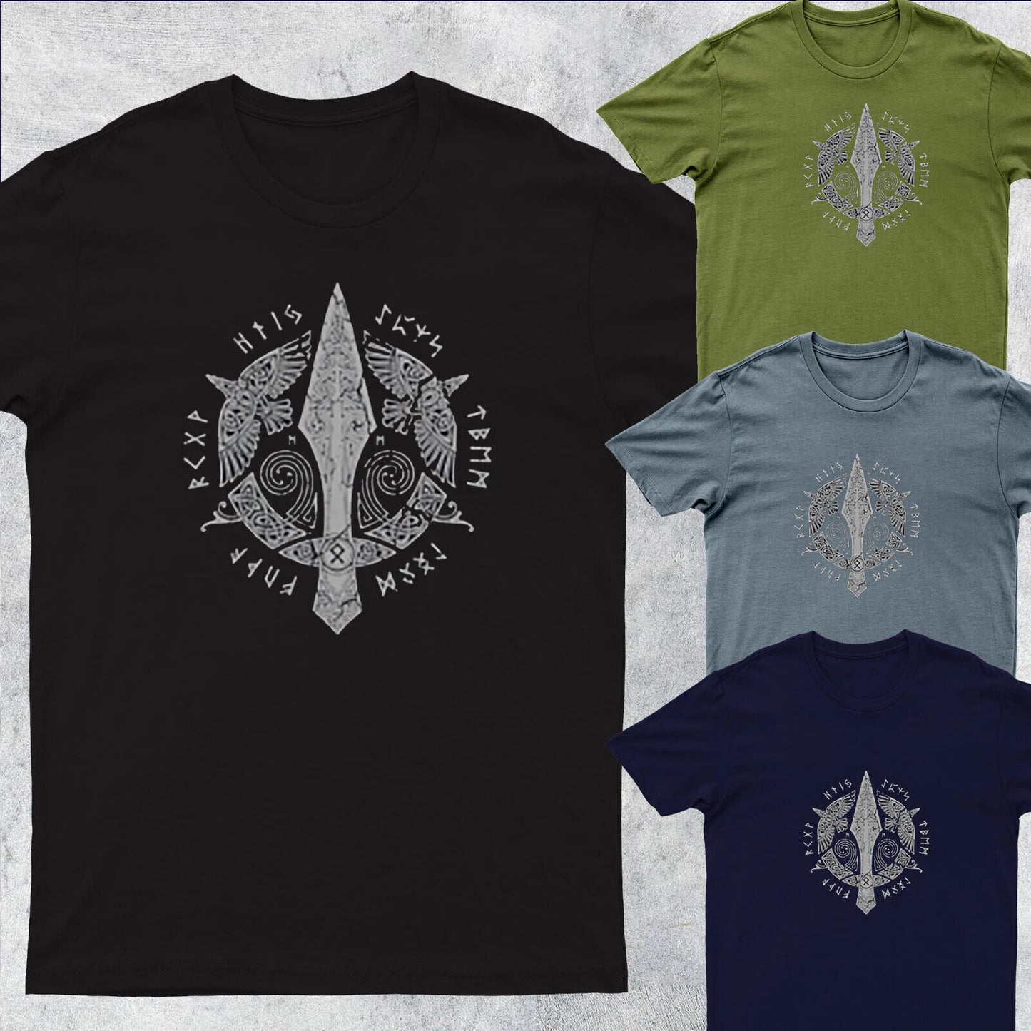VIKING DAGGER COOL VALHALLA LOKI Mens T-Shirt #DG #P1 #PR