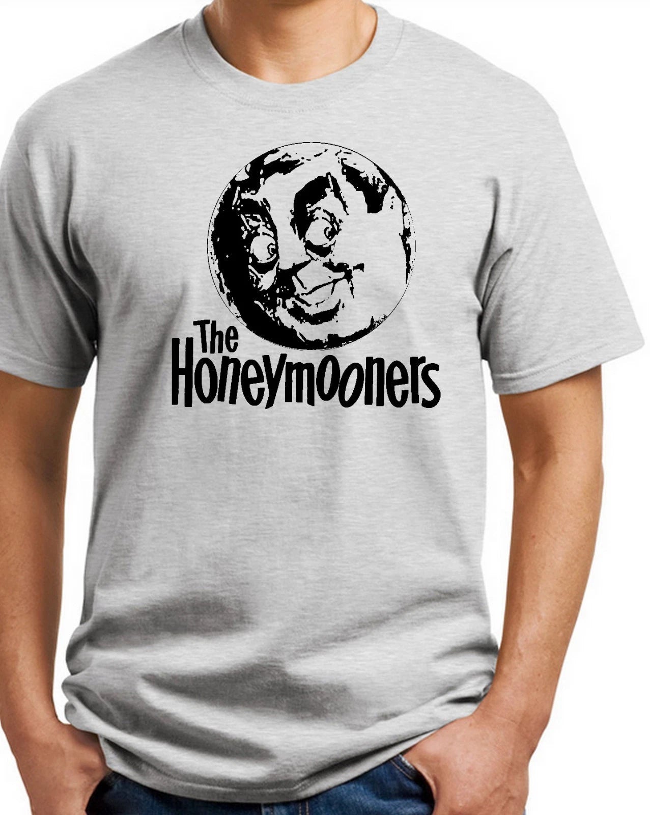 Honeymooners T-shirt.Gray,Khaki,White,Yellow. S-XXXL Free Ship to USA