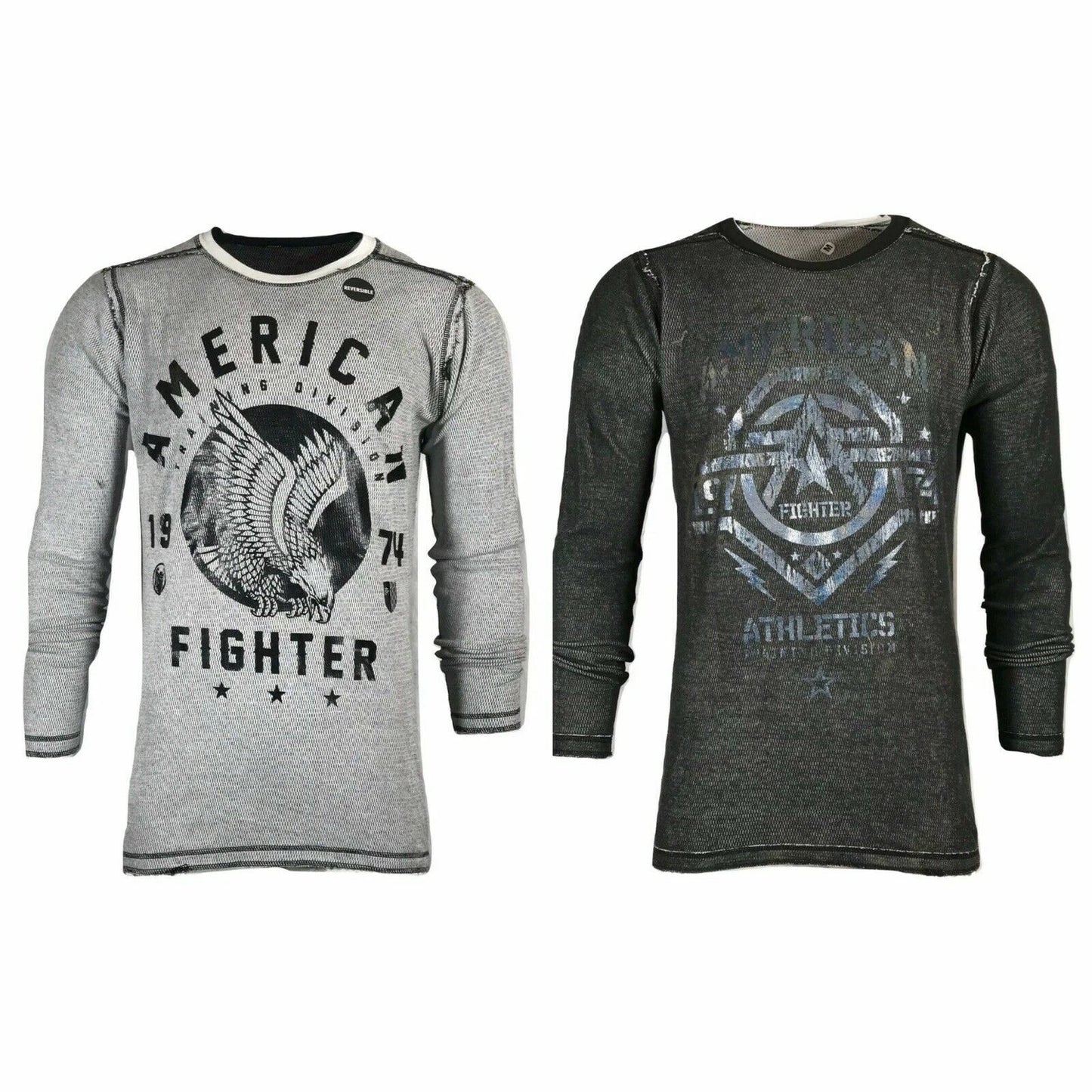 AMERICAN FIGHTER Men's Reversible Thermal shirt FORT HAYS Athletic Biker