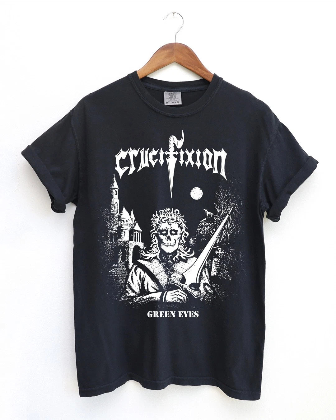 Crucifixion green eyes T-shirt