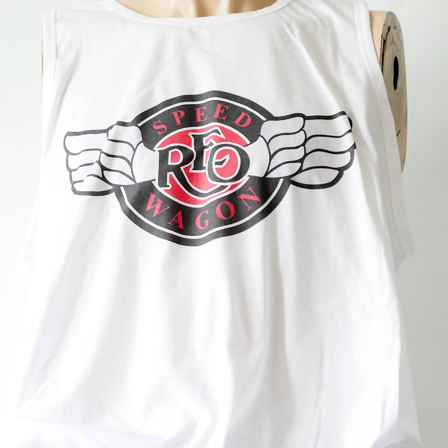 REO Speedwagon Rock T-shirt Sleeveless Vest Top White Unisex S-2XL