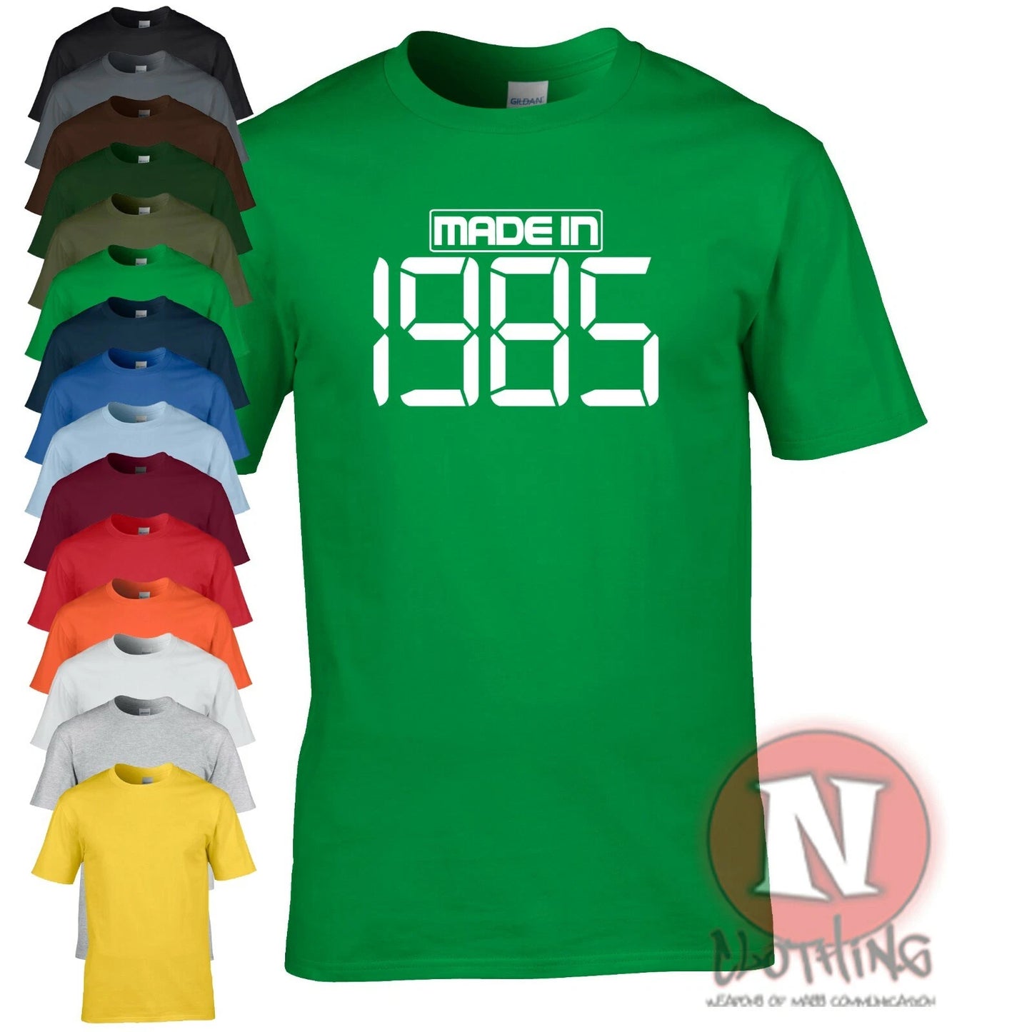 Made in 1985 t-shirt birthday party celebration fancy dress Teeshirt