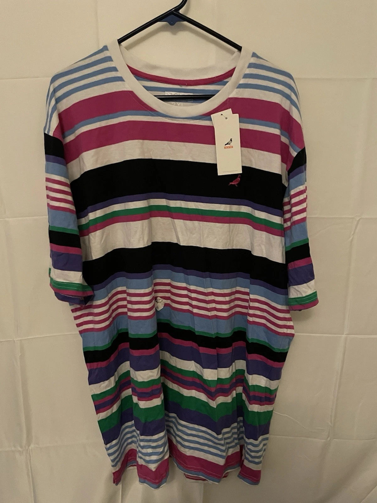 Staple Pigeon Striped Multicolor Short Sleeve T-Shirt Men’s 2XL