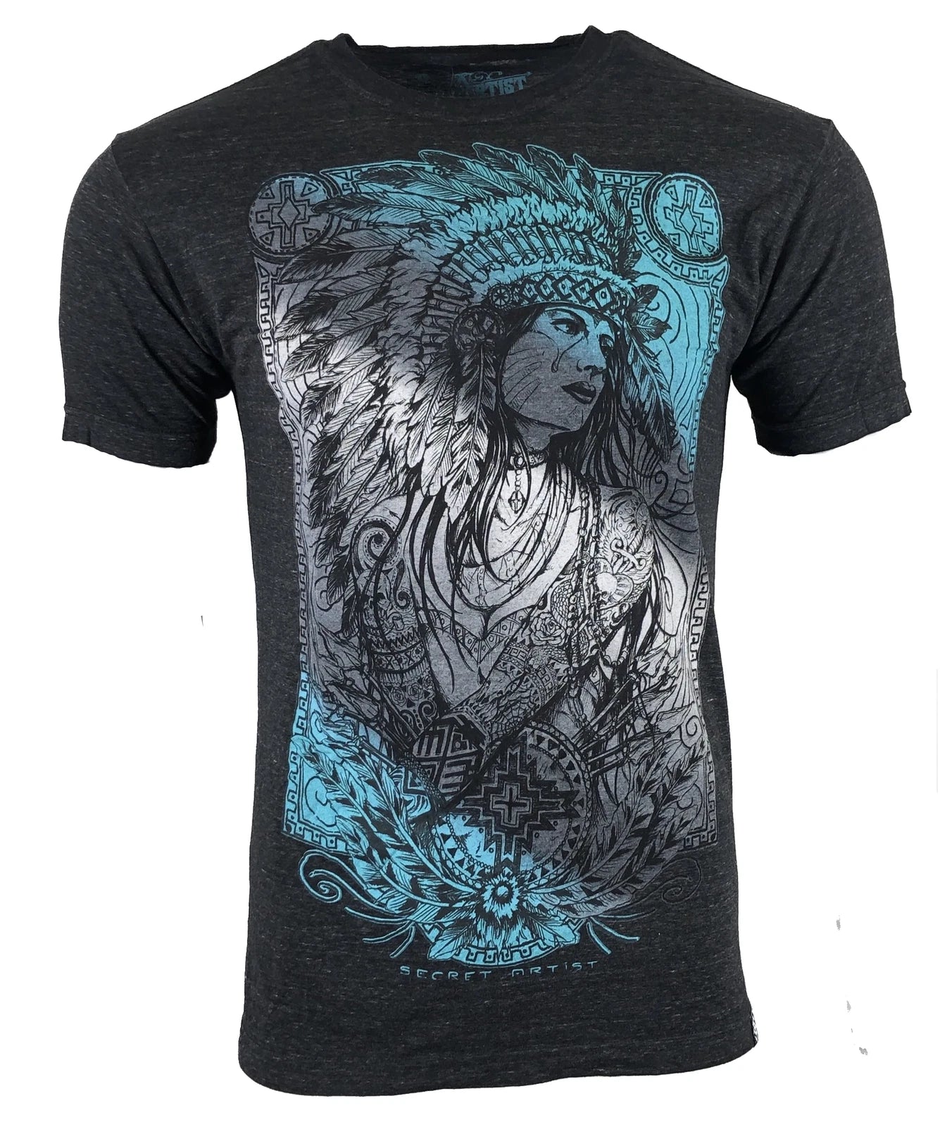 Secret Artist by Affliction Men's T-shirt POLOMA TRIBLEND