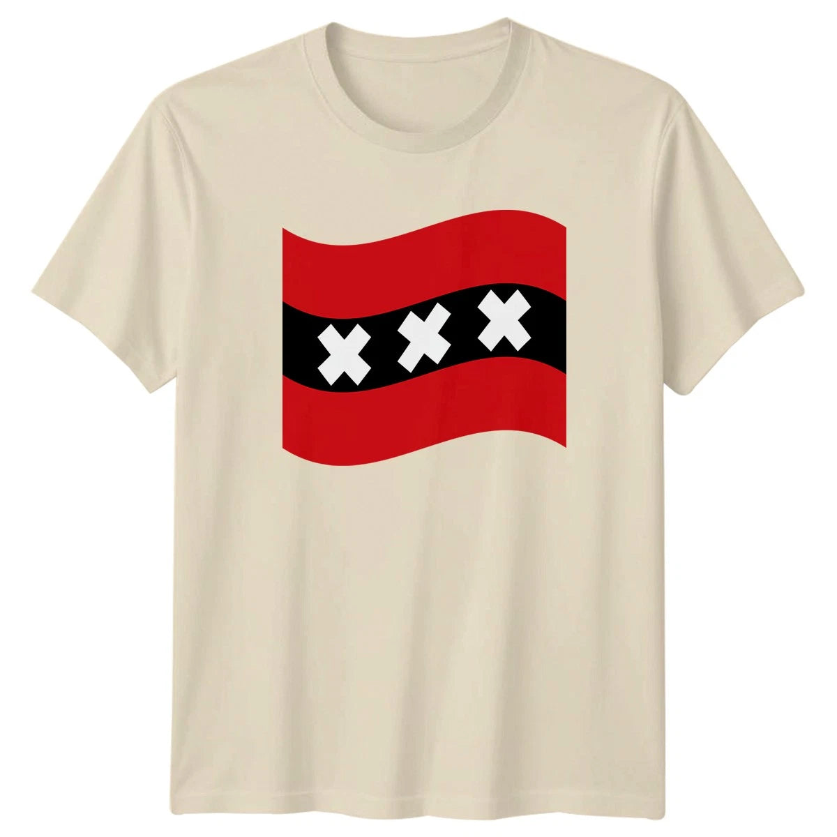 Amsterdam Flag T-Shirt Amsterdam Netherlands Travel Birthday Gift For Him