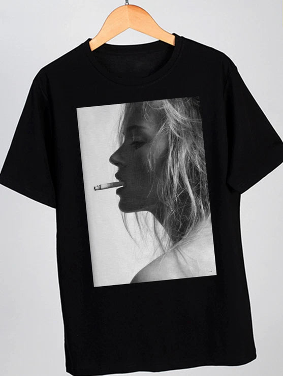 Kate Moss Smoking T Shirt