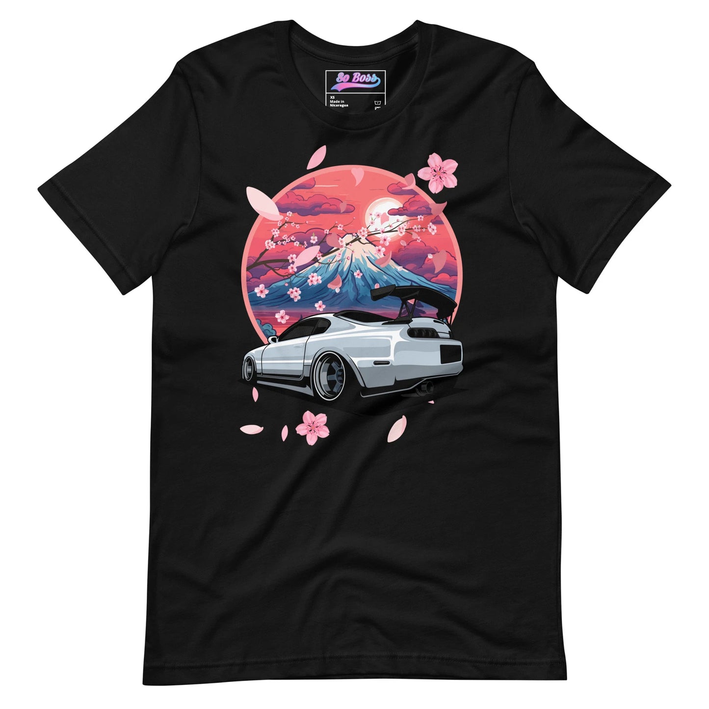 Toyota Supra MK4 Rear Premium 100% Cotton Unisex T-Shirt JDM TRD