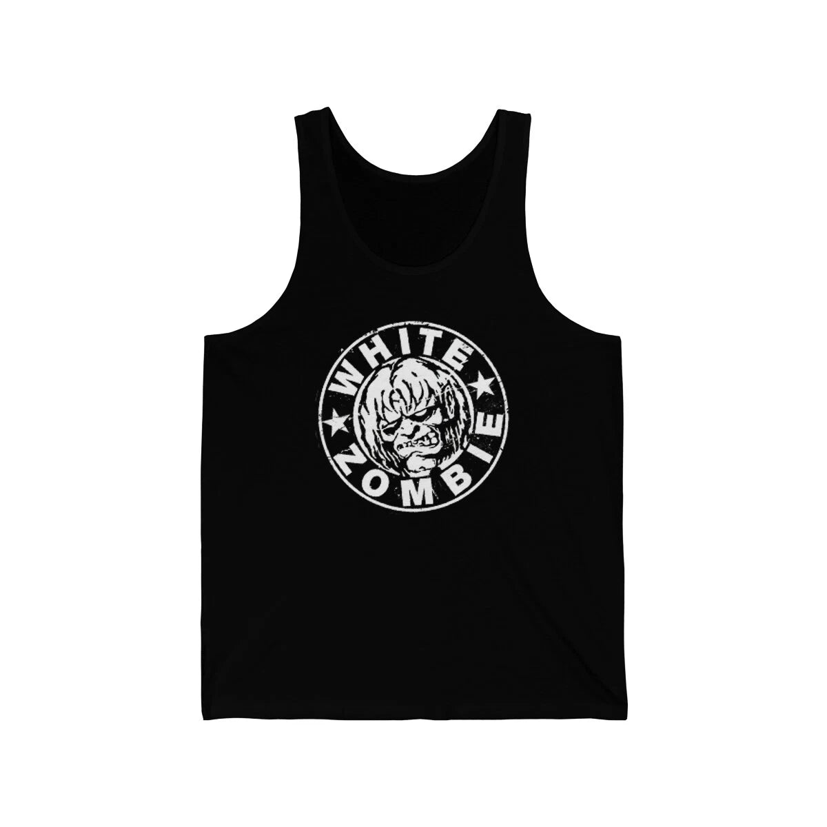 White Zombie Tank top, Distressed White Zombie Unisex Tank top