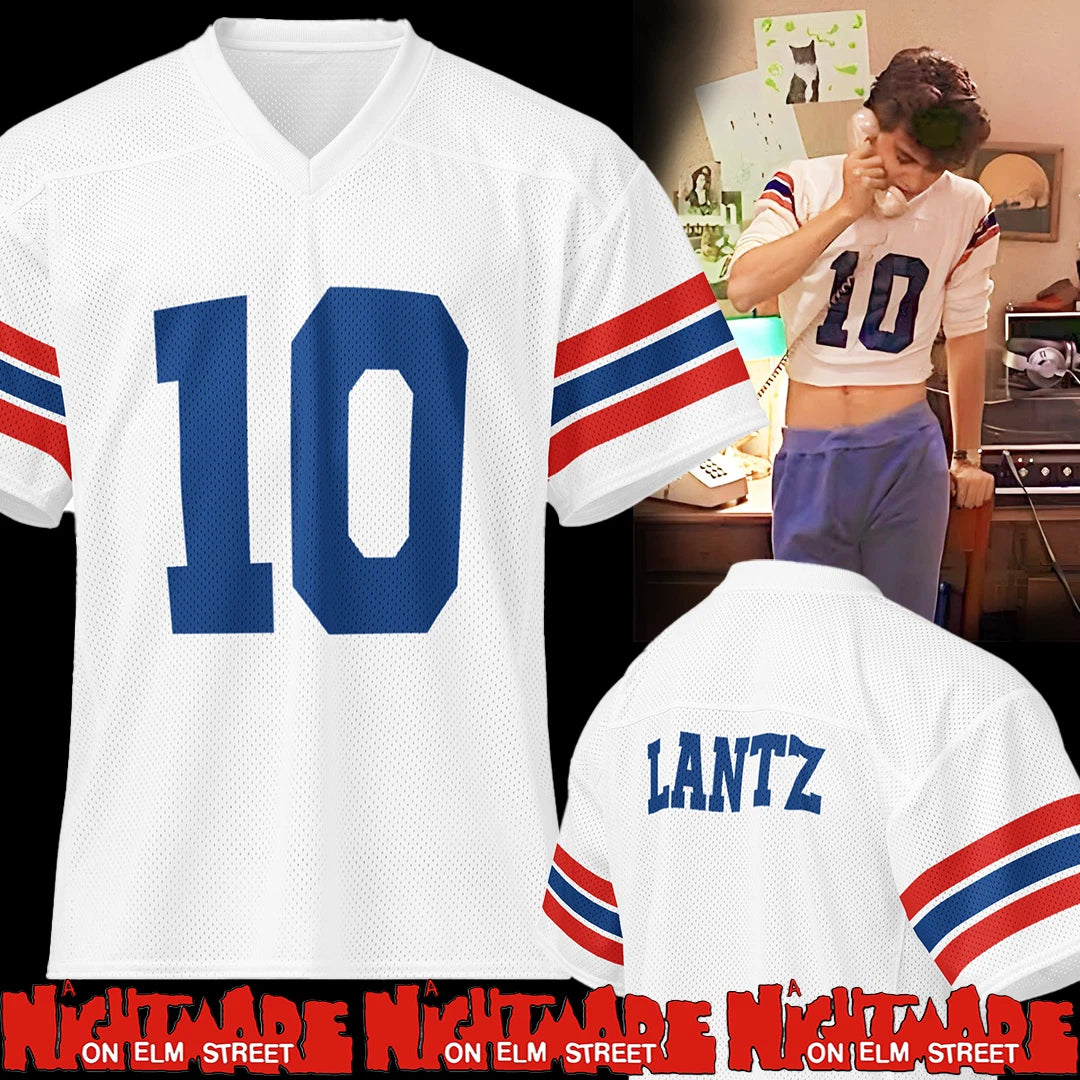 Nightmare Lantz football jersey halloween costume horror freddy cosplay