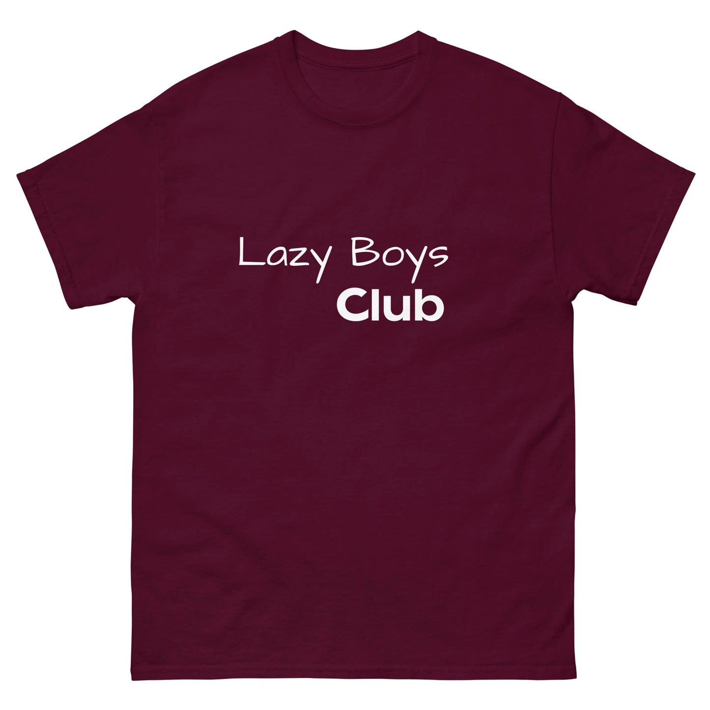 Men's Gildan Classic Tee Lazy Boys Graphic Tee Funny