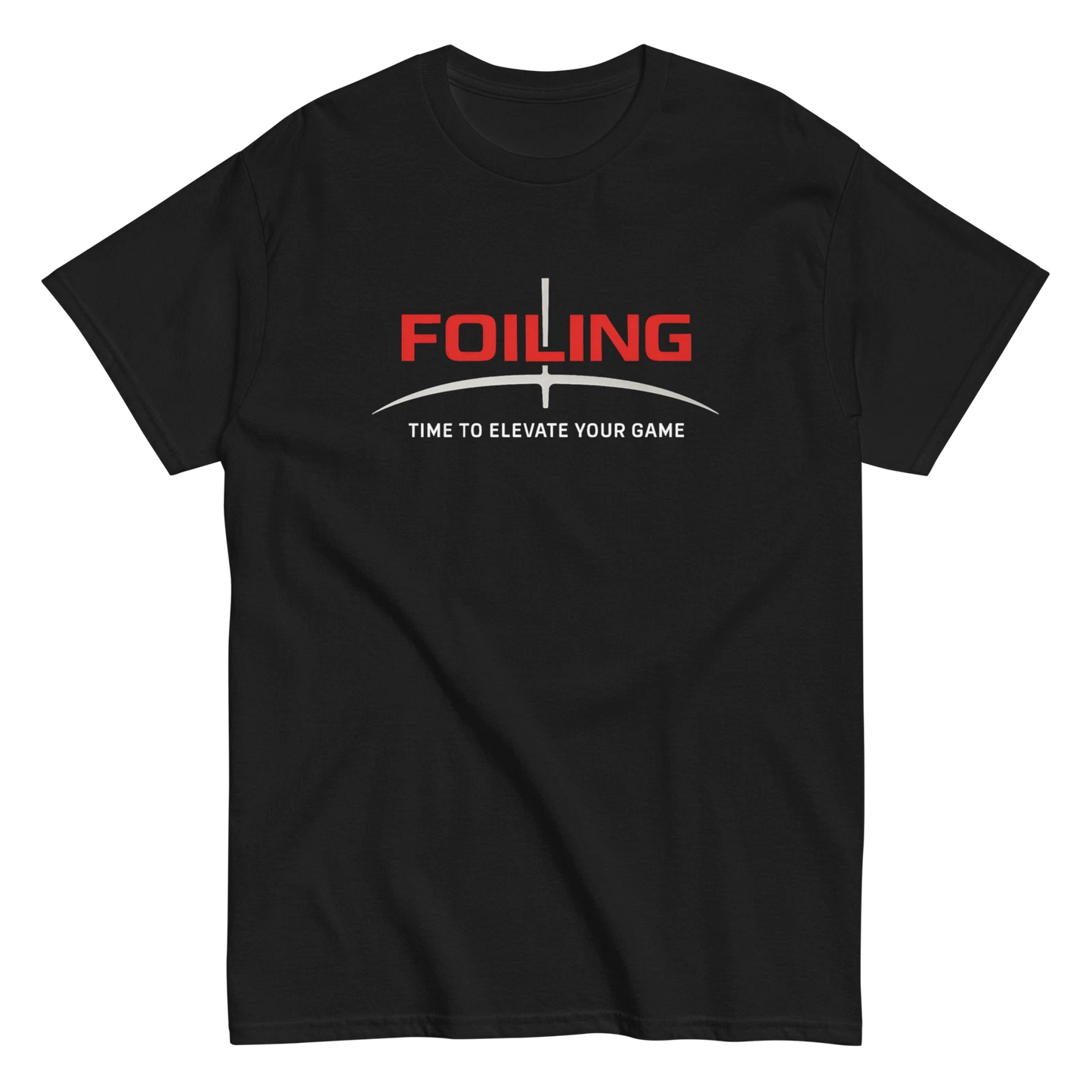 Foiling “Time To Elevate Your Game” Hydrofoil / Wing Foil Unisex Tee