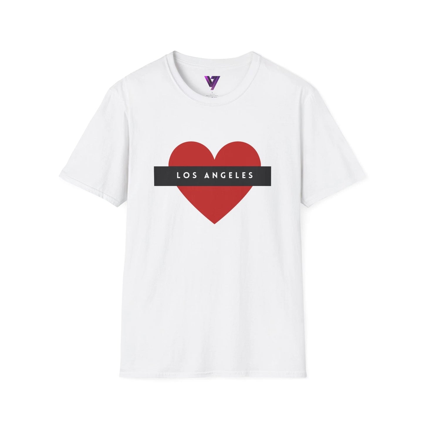 I Love Los Angeles Unisex Softstyle T-Shirt, LA Heart Tee, California NEW