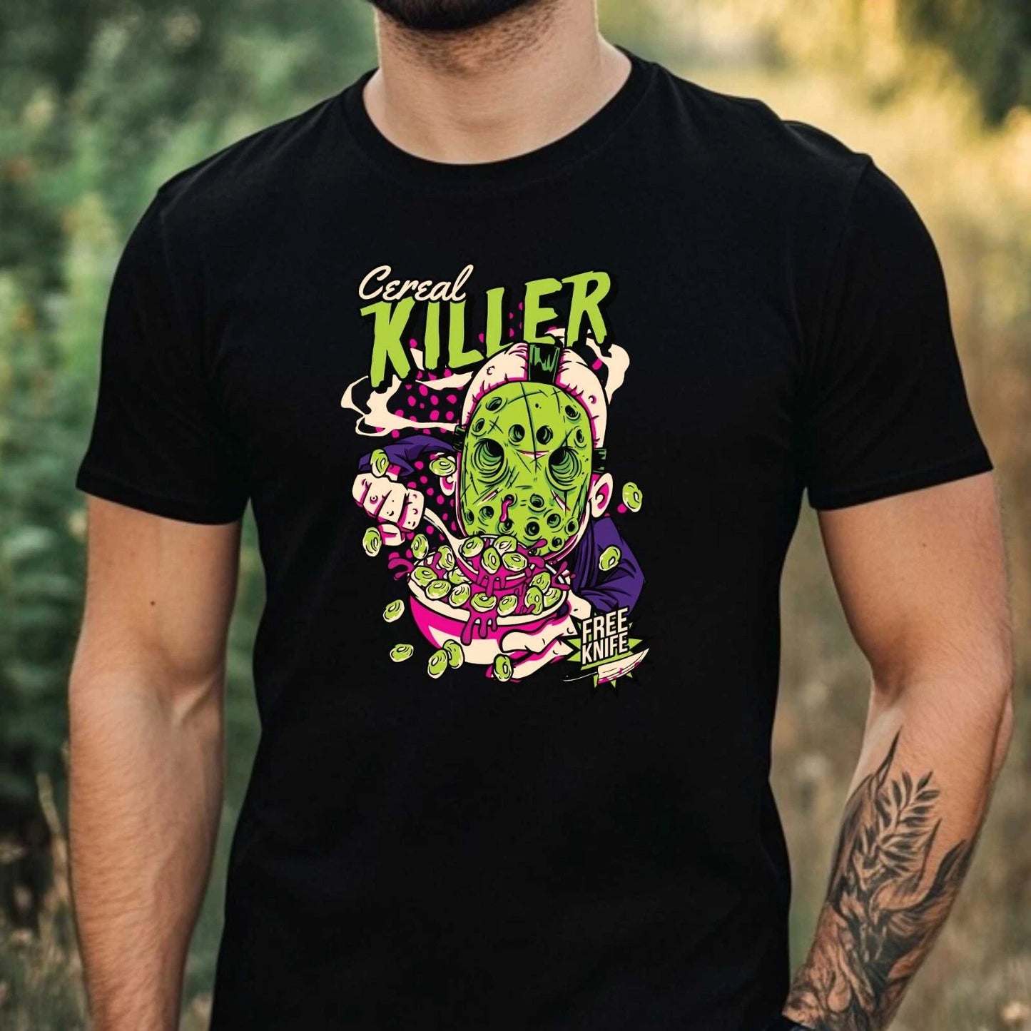 Mens Funny Print Cotton T Shirt Size XS to 5XL
