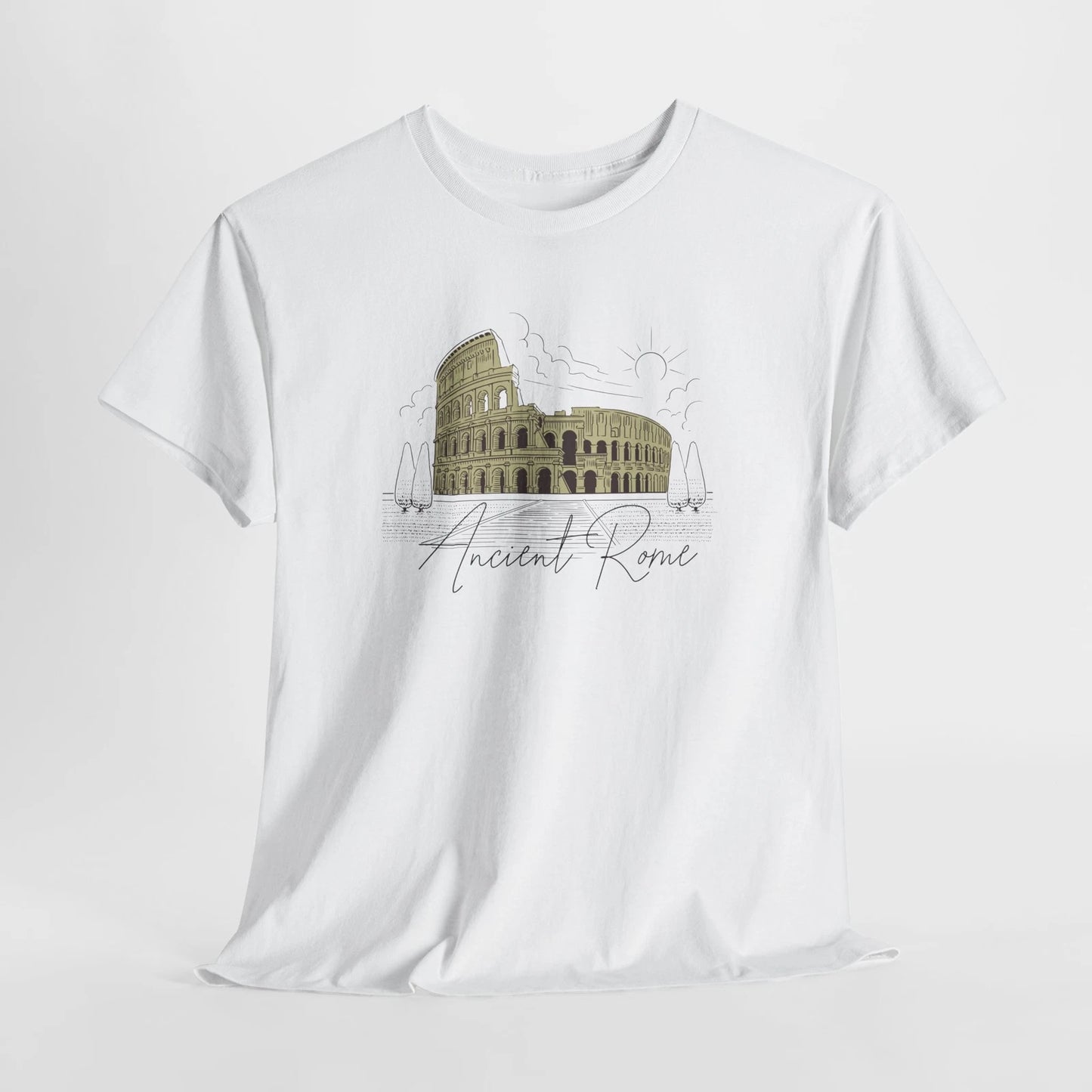 Ancient Rome Unisex Graphic T-shirt, Minimalist Shirt For Women and Men