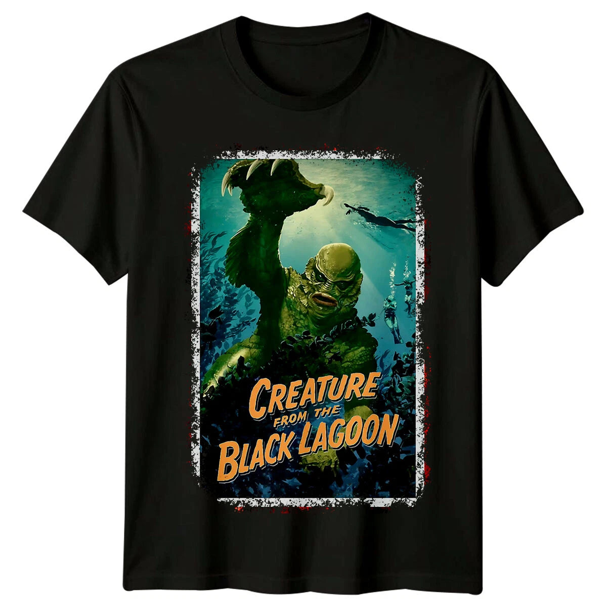 Creature from the Black Lagoon (1954) Movie Poster Inspired T-Shirt Retro Tee