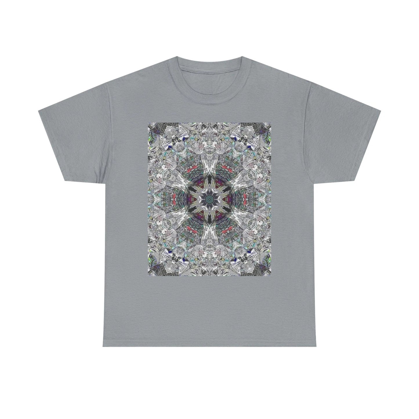 Geometric Kaleidoscope Mandala Tee | Abstract Pattern T-Shirt