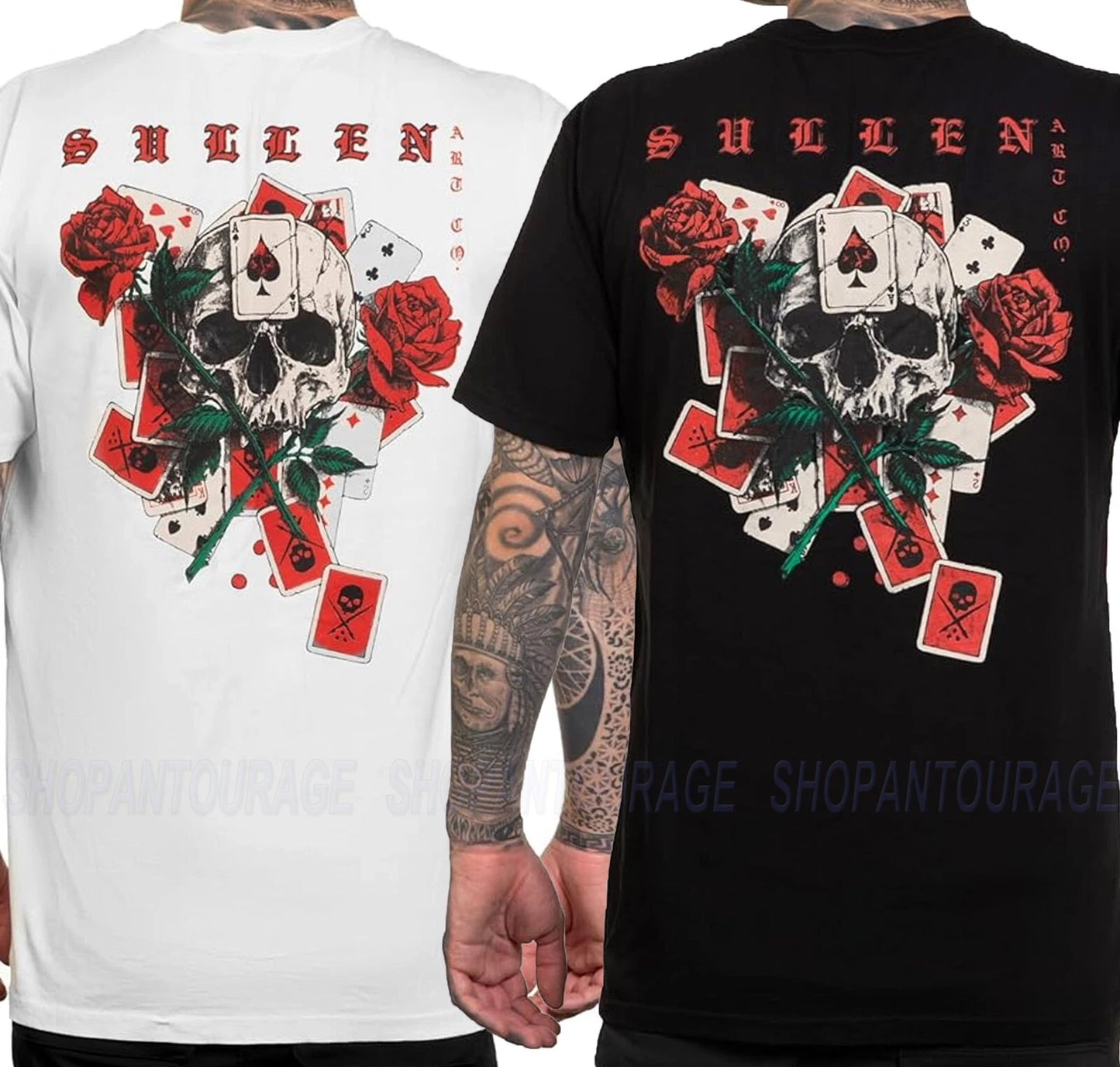 Sullen Bluffing Premium Fit SCM6599 New Short Sleeve T-shirt For Men 2 Colors