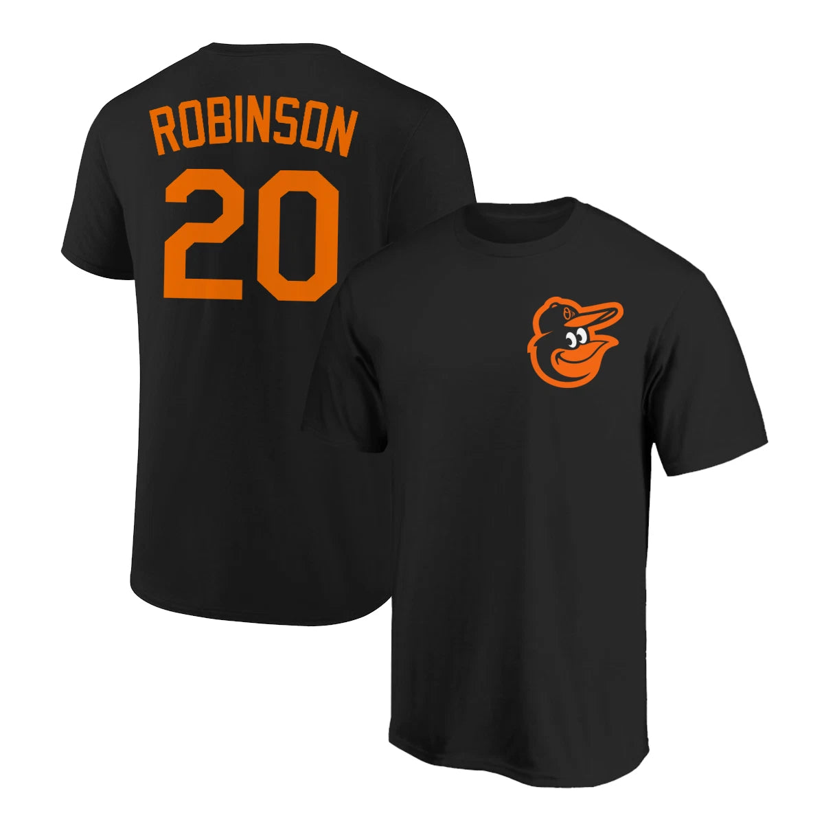Frank Robinson T-Shirt Baltimore Orioles Player Name and Number Soft Jersey Tee