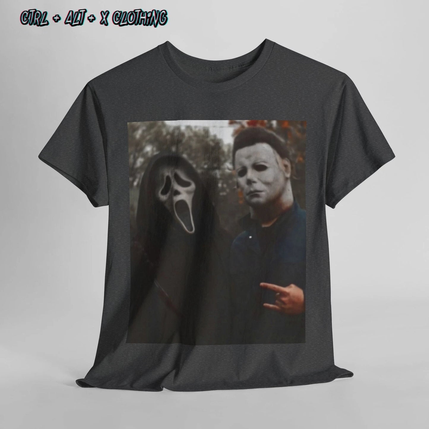 Michael Myers Shirt, ghost face Halloween Goth Punk Horror Metal Unisex Tee