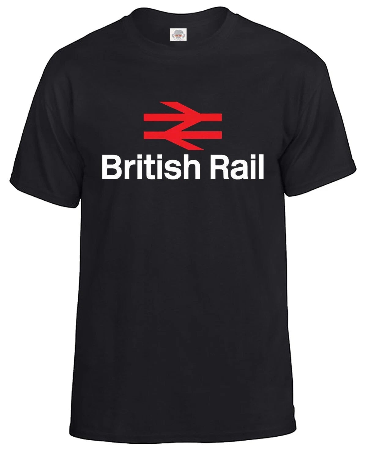 NEW BRITISH RAIL Retro Logo Symbol Heavy Cotton T-shirt Sizes from Small To 5XL